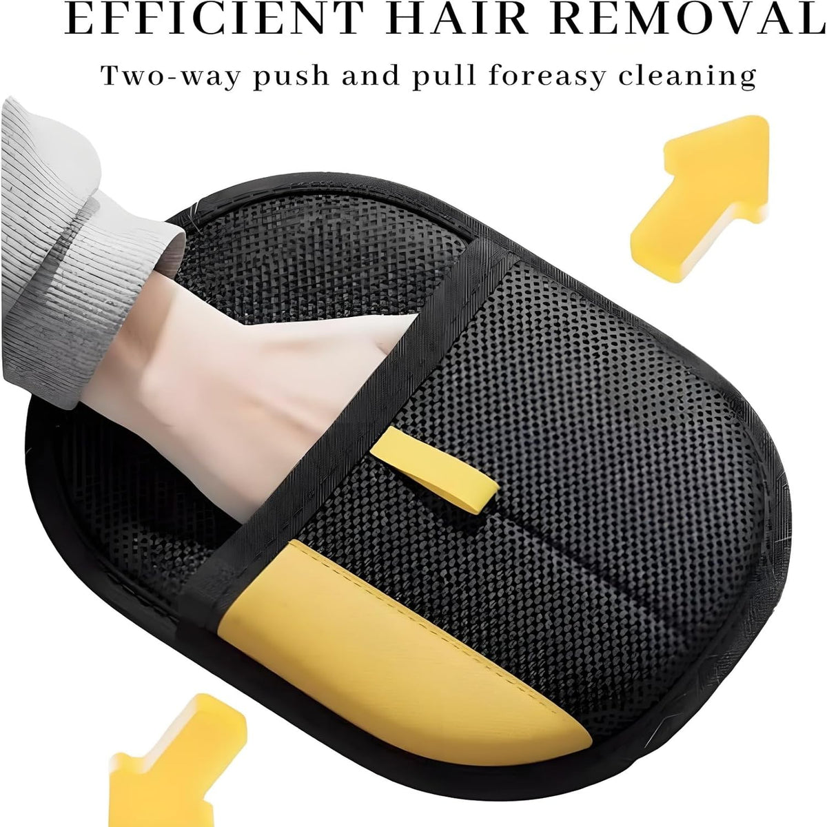Pet Hair Removal Glove for Cats & Dogs, 2Pcs Electrostatic Pet Hair Remover, Reusable Magic Brush Pet Hair，Pet Hair Remover for Laundry, Sofas，Carpets，Clothing