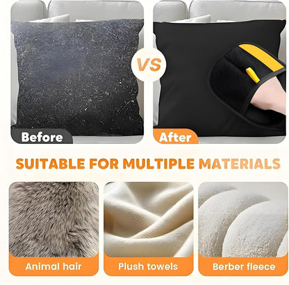 Pet Hair Removal Glove for Cats & Dogs, 2Pcs Electrostatic Pet Hair Remover, Reusable Magic Brush Pet Hair，Pet Hair Remover for Laundry, Sofas，Carpets，Clothing